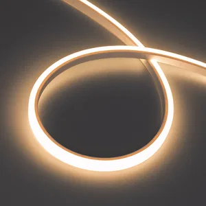 Лента герметичная WAVE-TOP-PU-A144-10x10mm 24V Warm3000 (5 W/m, IP68, 1m, wire x1) (Arlight, Вывод боковой, 3 года)