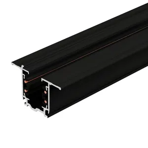 Трек встраиваемый LGD-4TR-TRACK-F-1000-BK-M (D) (Arlight, IP20 Металл, 3 года)