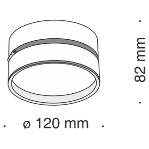 Потолочный светильник Technical C024CL-12W3K-B-1