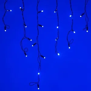 Светодиодная гирлянда ARD-EDGE-CLASSIC-2400x600-BLACK-88LED-STD BLUE (230V, 6W) (Ardecoled, IP65, 1 год)