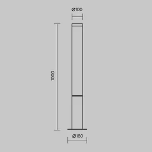 Ландшафтный светильник Outdoor O041FL-L30B3K