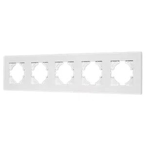 Рамка пластиковая FRM-PERIO-PL-5-WH (Arlight, -)