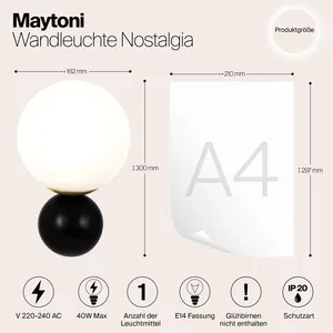 Настенный светильник (бра) Maytoni MOD048WL-01G