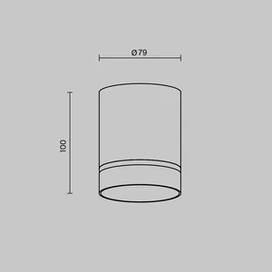Потолочный светильник Technical C085CL