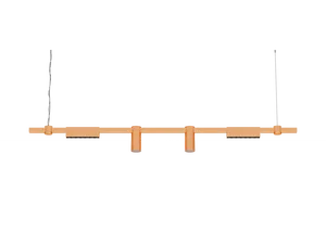Подвесной светильник HOKASU PL9 (GOLD/3000mm – D55/140mm/3K/60W/38deg)