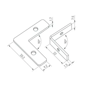 Соединитель профиля LINE-6070-90 Set (Arlight, Металл)