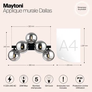 Настенный светильник (бра) Maytoni MOD547WL-05B