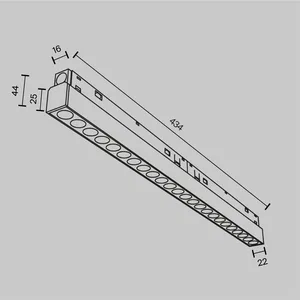 Трековый светильник Technical TR031-4-24WTW-DD-B