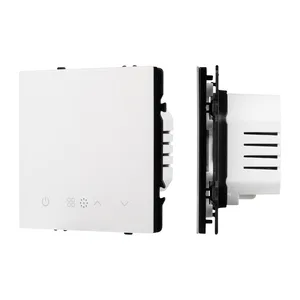 ARL NOBE Терморегулятор эл тёплый пол белый кварц SWT-MTE-PL-WH (95-240V, 16A, датч пола + возд) (Arlight, -)