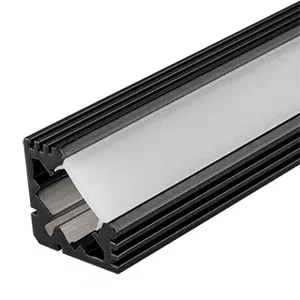 Профиль PDS45-T-2000 ANOD Black RAL9005 (Arlight, Алюминий)