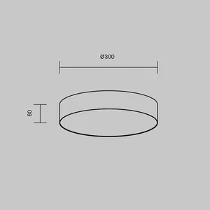 Потолочный светильник Technical C032CL-36W4K-RD-B