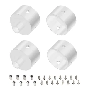 Заглушка WPH-FLEX-D22-360deg WHITE ALU с отверстием (Arlight, Металл)