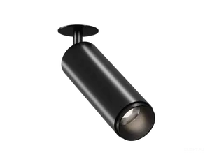 Встраиваемый светильник HOKASU Tube IN Zoom (55-120/ral9005 – 10w/2490/12-50deg)