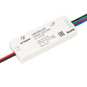 Контроллер SMART-UNI-RGB (12-24V, 3x2A, 2.4G) (Arlight, IP20 Пластик, 5 лет)