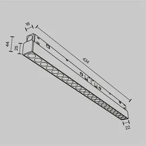 Трековый светильник Technical TR031-4-24WTW-DD-B