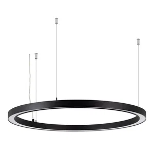 Светильник SP-CIRCLE-HANG-O3535-D900-50W Warm3000 (RAL9005, 120 deg, 230V) IP40 LED (Arlight, Алюминий)