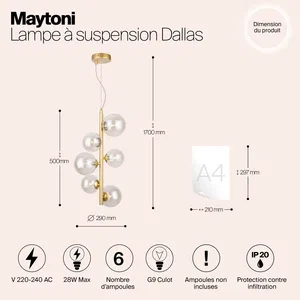 Подвесной светильник Maytoni MOD545PL-06G