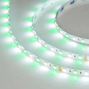Лента RT-B60-10mm 24V RGBW-White (14.4 W/m, IP20, 5060, 5m) (Arlight, Открытый)