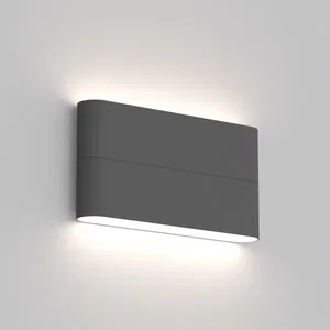 Светильник SP-WALL-FLAT-S170x90-2x6W Day4000 (GR, 120 deg, 230V) (Arlight, IP54 Металл, 3 года)