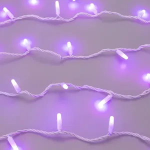 Светодиодная гирлянда ARD-STRING-CLASSIC-10000-WHITE-100LED-MILK-SYNC RGB (230V, 6.5W) (Ardecoled, IP65, 1 год)