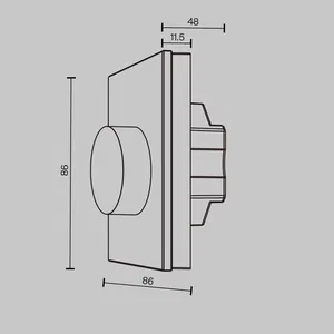 Роторная панель управления Lighting control 711024