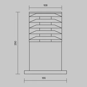 Ландшафтный светильник Outdoor O576FL-01GR