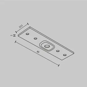 Комплектующие для накладной трековой системы Technical TRA034C-21W