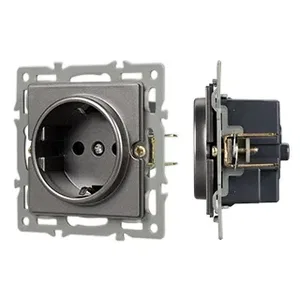 Механизм электрической розетки SCT-GP-MEU-PL-GR (250V, 16A) (Arlight, -)
