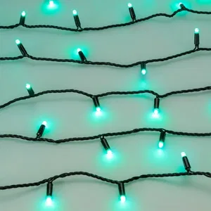Светодиодная гирлянда ARD-STRING-CLASSIC-10000-BLACK-100LED-LIVE RGB-DMX (24V, 10W) (Ardecoled, IP65, 1 год)