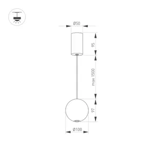 Светильник SP-ELEMENTA-ORB-R100-9W Day4000 (BK, 39 deg, 230V) (Arlight, IP40 Металл, 3 года)