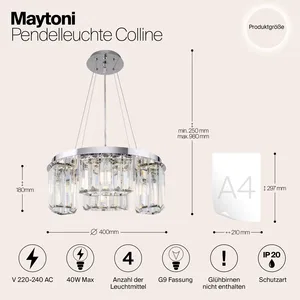 Подвесной светильник Maytoni MOD083PL-04CH