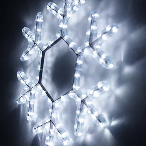 Фигура светодиодная ARD-SNOWFLAKE-M7-450x375-108LED White (230V, 6.5W) (Ardecoled, IP65, 1 год)