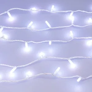 Светодиодная гирлянда ARD-STRING-CLASSIC-10000-WHITE-100LED-MILK-LIVE RGB-DMX (24V, 10W) (Ardecoled, IP65, 1 год)