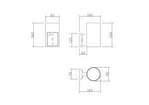 Настенный светильник (бра) Outdoor O419WL