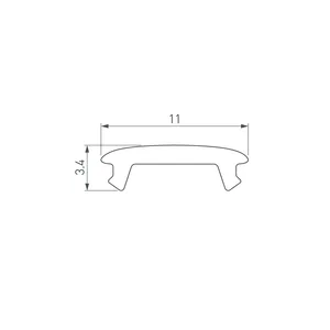 Экран STRETCH-SHADOW-10m OPAL-PVC (A2-CONTOUR-PRO) (Arlight, -)