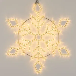 Фигура светодиодная ARD-SNOWFLAKE-M9-900x900-360LED Warm (230V, 22W) (Ardecoled, IP65, 1 год)