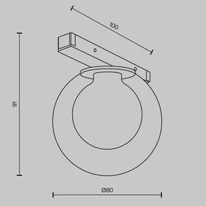 Трековый светильник Technical TR181-1-4WTW-B