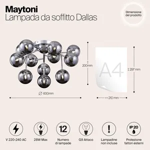 Потолочный светильник Maytoni MOD545PL-12CH