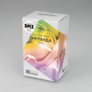 Светодиодная гирлянда ARD-STRING-PRO-10000-WHITE-100LED-LIVE RGB-DMX (24V, 10W) (Ardecoled, IP65, 2 года)