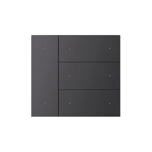 INTELLIGENT ARLIGHT Накладка панели KNX-23-4G-SUF Dark Grey (Backlight) (IARL, IP20 Металл, 2 года)