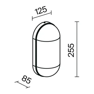 Уличный настенный светильник Outdoor O449WL-01GF