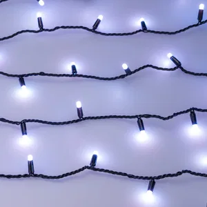 Светодиодная гирлянда ARD-STRING-CLASSIC-10000-BLACK-100LED-MILK-LIVE RGB-DMX (24V, 10W) (Ardecoled, IP65, 1 год)