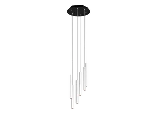 Подвесной светильник HOKASU Tube Cascade (40-320/ral9005 – 42w/4090/36deg)