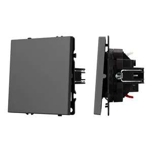 ARL NOBE Выключатель проходной 1 кл софт-тач серый базальт SWT-MKP1-SFPL-GR (250V, 10A) (Arlight, -)