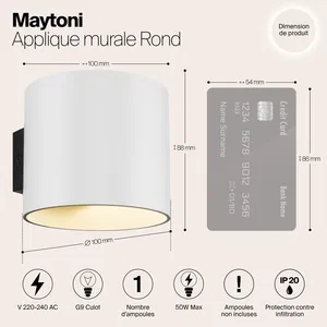 Настенный светильник (бра) Maytoni C066WL-01W