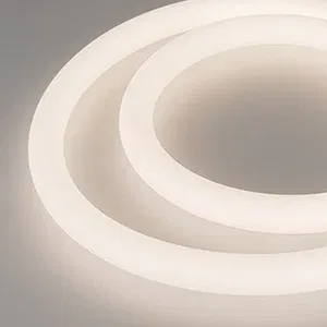 Лента герметичная MOONLIGHT-SIDE-A336-D25mm 24V Day4000 360deg (14.4 W/m, IP65, 2835, 5m, wire x2) (Arlight, Вывод боковой, 3 года)