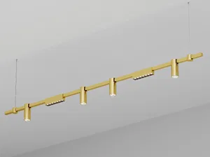 Подвесной светильник HOKASU PL9 (GOLD/3000mm – D55/140mm/3K/60W/38deg)
