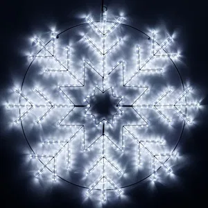 Фигура светодиодная ARD-SNOWFLAKE-M8-950x950-540LED White (230V, 33W) (Ardecoled, IP65, 1 год)