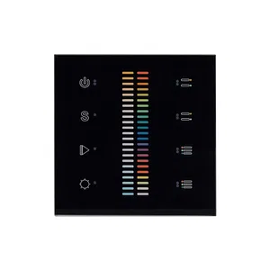 Панель Sens SR-2830C-AC-RF-IN Black (220V,RGB+CCT,4зоны) (Arlight, IP20 Пластик, 3 года)