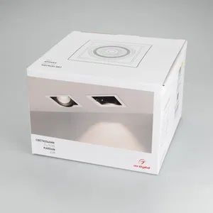 Светильник CL-KARDAN-S190x190-25W Warm3000 (WH-BK, 30 deg) (Arlight, IP20 Металл, 3 года)